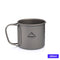 Durable Utensils Titanium Camping Cup | Lightweight