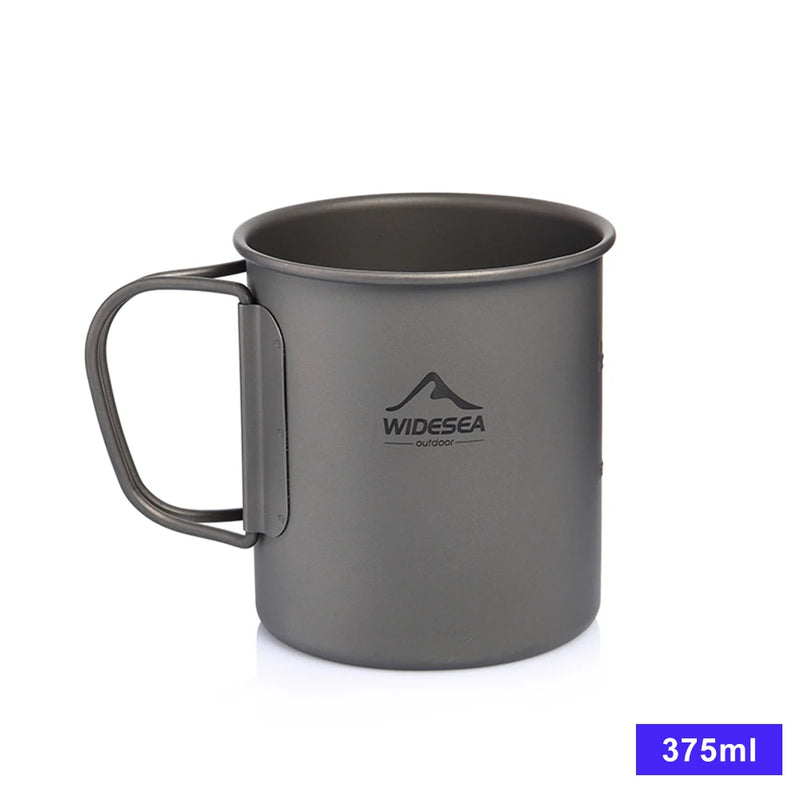 Durable Utensils Titanium Camping Cup | Lightweight