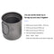 Durable Utensils Titanium Camping Cup | Lightweight