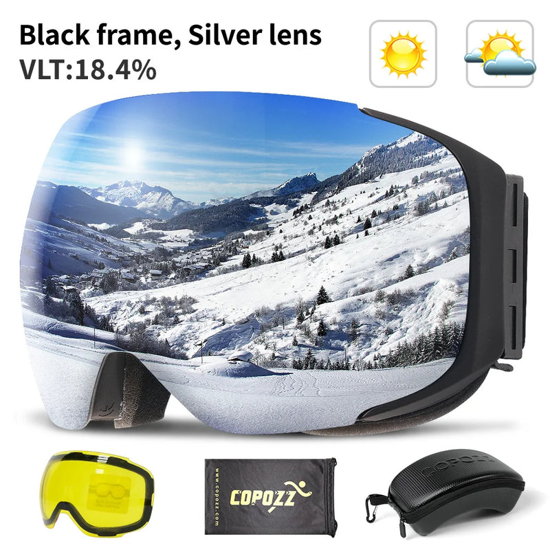 Magnetic Ski Goggles | Interchangeable Lens Snow Goggles