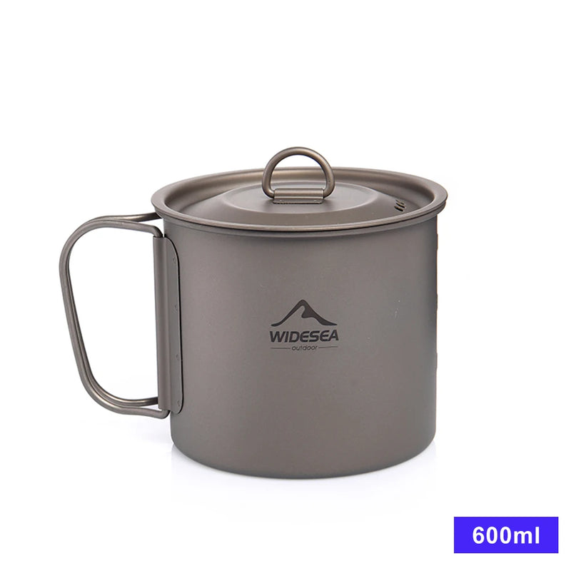 Durable Utensils Titanium Camping Cup | Lightweight