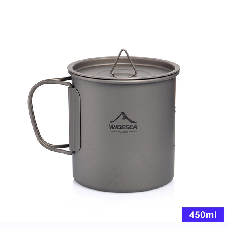 Durable Utensils Titanium Camping Cup | Lightweight