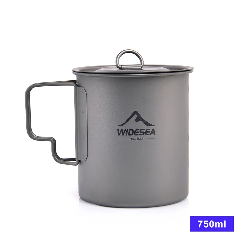 Durable Utensils Titanium Camping Cup | Lightweight