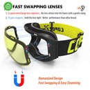 Magnetic Ski Goggles | Interchangeable Lens Snow Goggles