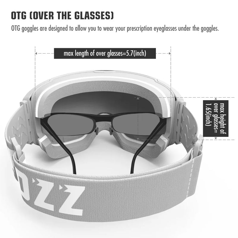 Magnetic Ski Goggles | Interchangeable Lens Snow Goggles