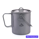 Durable Utensils Titanium Camping Cup | Lightweight