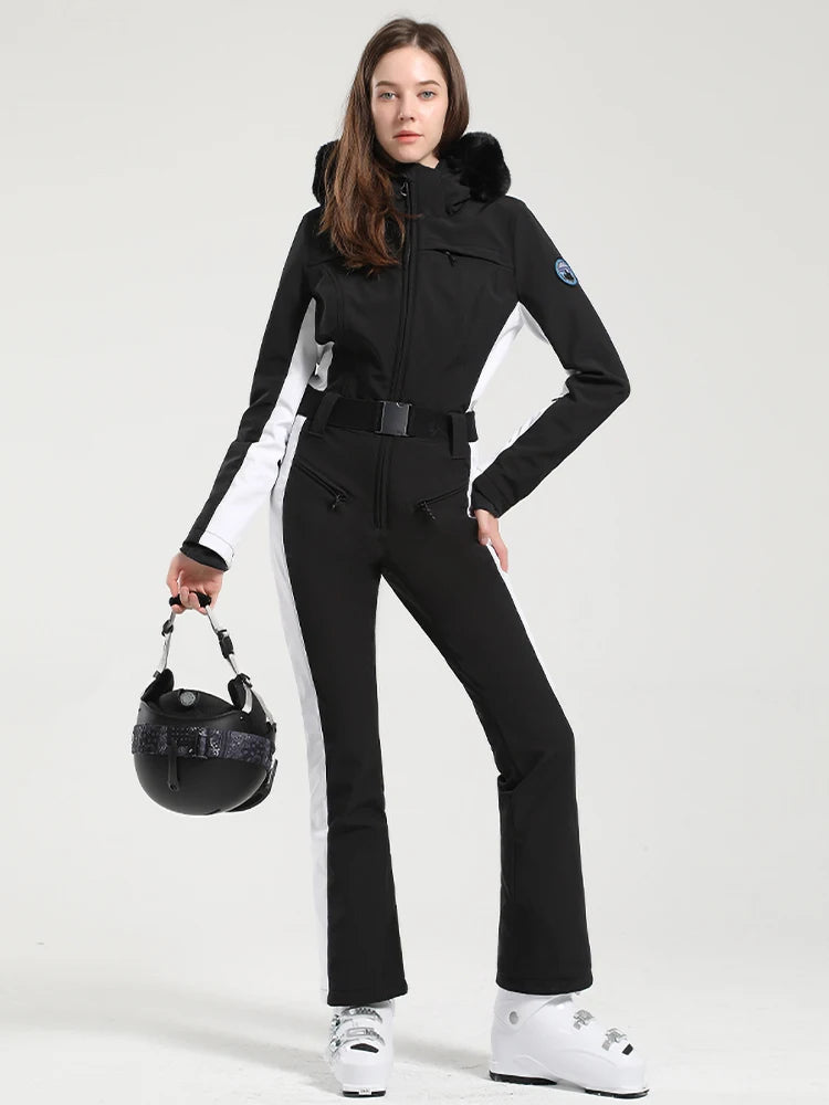 One-Piece Ski Suit | Women's Warm and Comfortable 