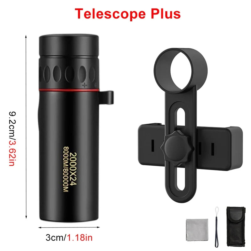 HD Mini Portable Zoom Phone Telescope | Smartphone Lens