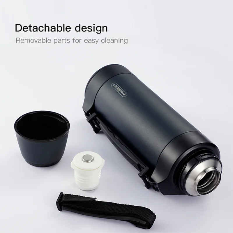 Portable Water Bottle Thermos | Keeps Drinks Hot or Cold