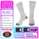 USB Rechargeable Heating Socks | Keep Your Feet Warm & Cozy