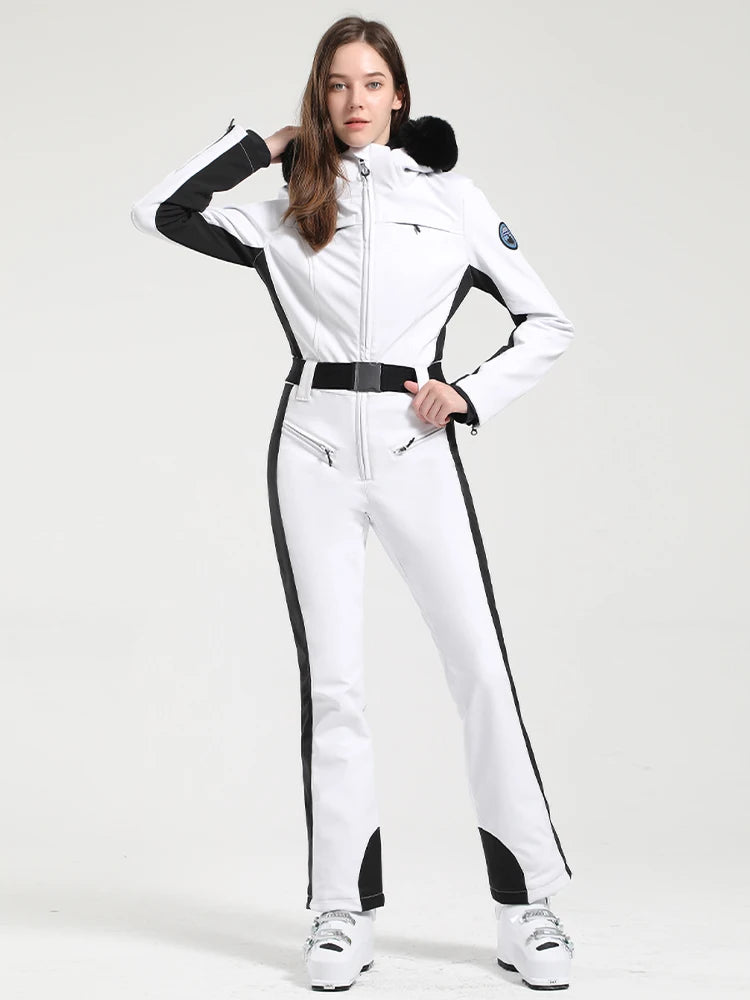 One-Piece Ski Suit | Women's Warm and Comfortable 