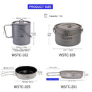 Camping Titanium Cookware