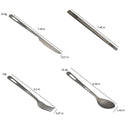 Titanium Tableware Hiking Flatware Set | Lightweight & Durable