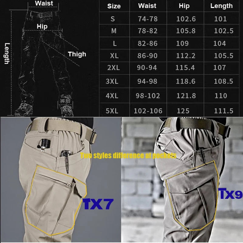 Men's Elastic Camping Hiking Sports Trousers