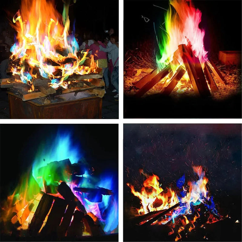 Bonfire Flame Powder - Add a Spark to Your Night