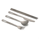 Titanium Tableware Hiking Flatware Set | Lightweight & Durable