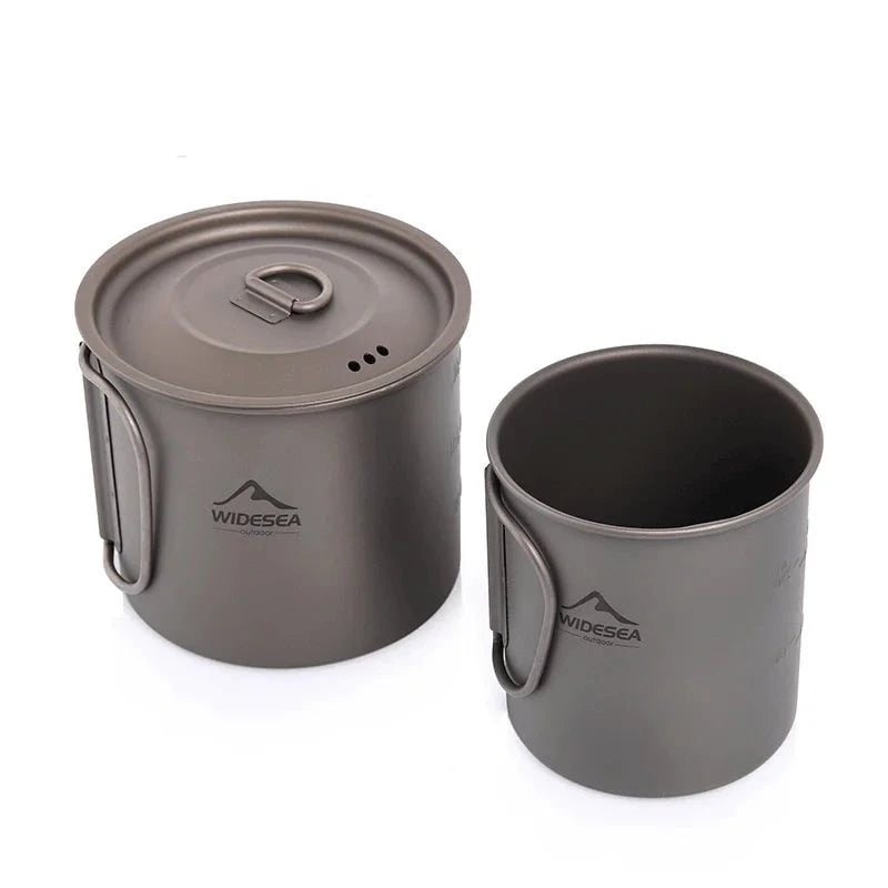 Durable Utensils Titanium Camping Cup | Lightweight