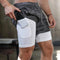 2 In 1 Compression Jogging Short Pant